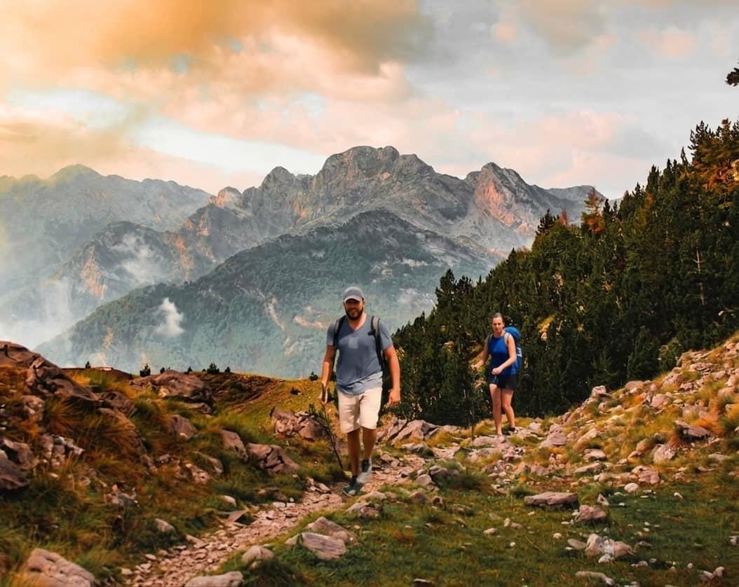 Hiking in the Accursed Mountains near Shkoder